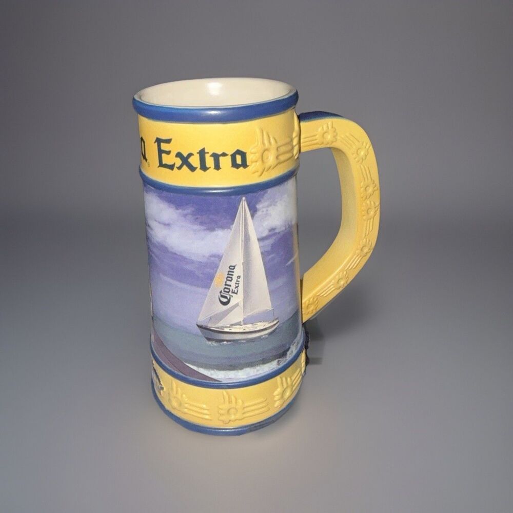 Corona Extra "View from the Beach" Collector Beer Stein No. 12632 w/COA
